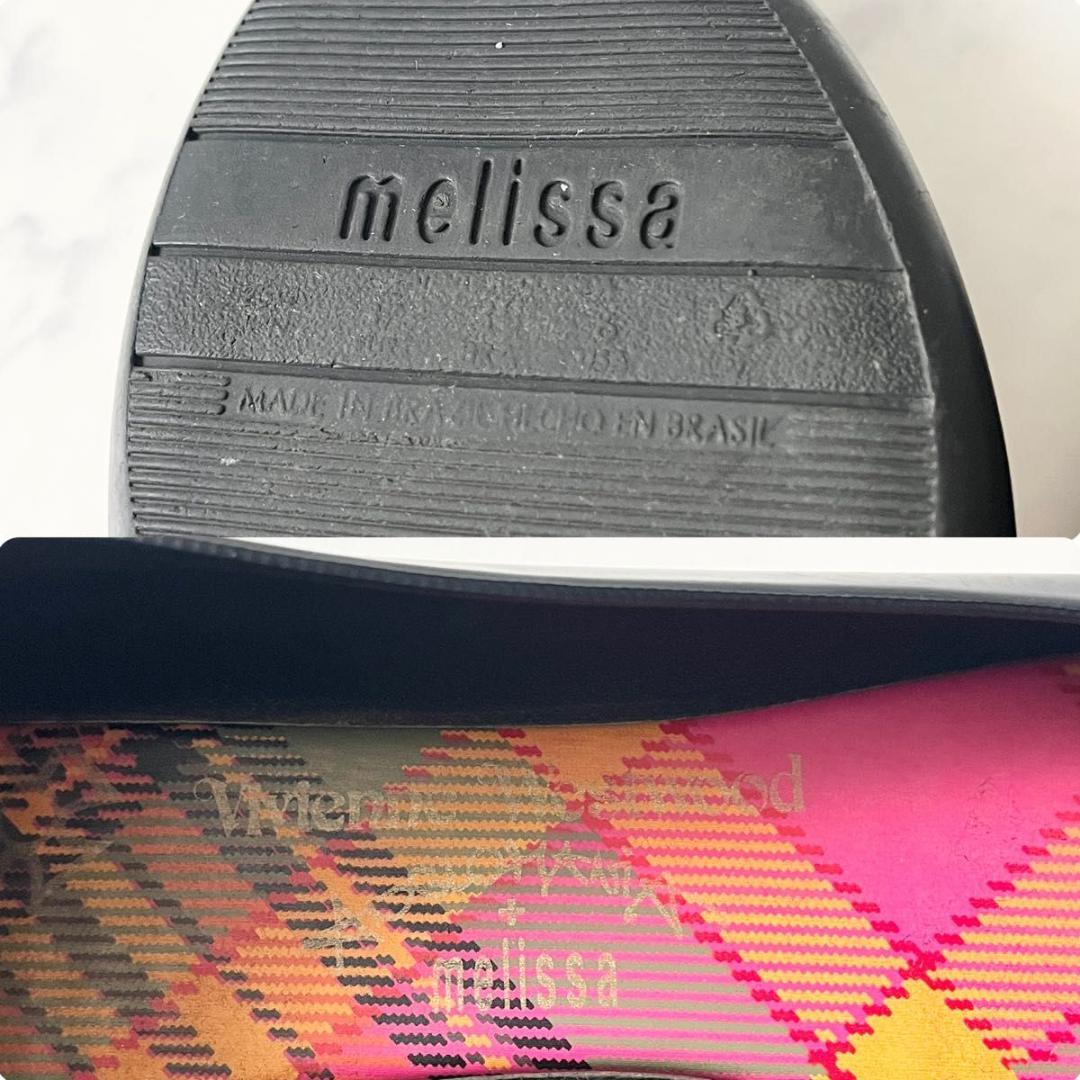 ヴィヴィアンウエストウッド フラットシューズ レザー 黒 23cm