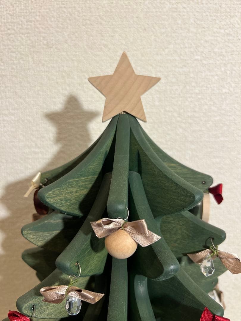 オークヴィレッジ　クリスマスツリー オルゴール　高さ50cm