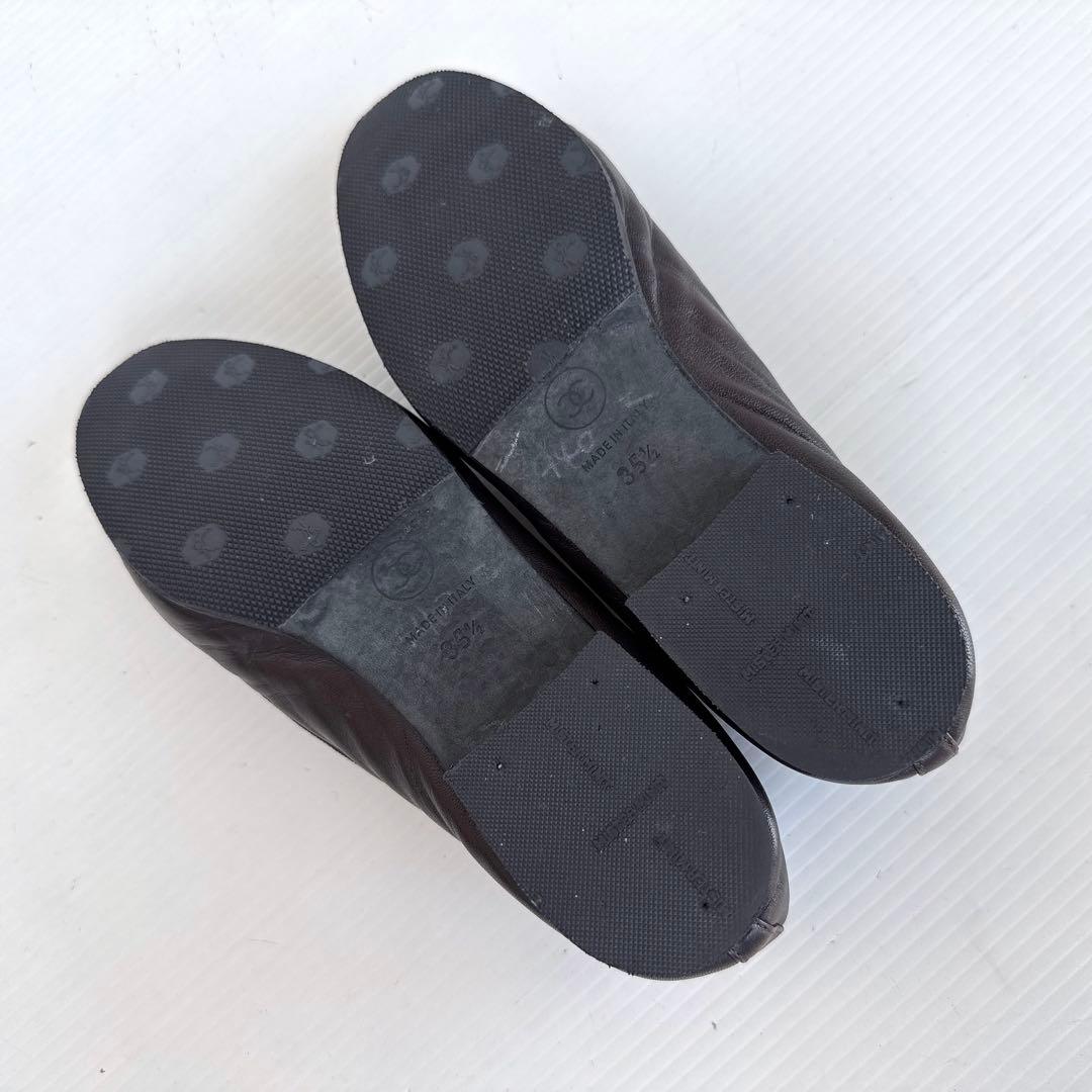 CHANEL シャネル　ココマーク　バレリーナ　フラットシューズ　パンプス