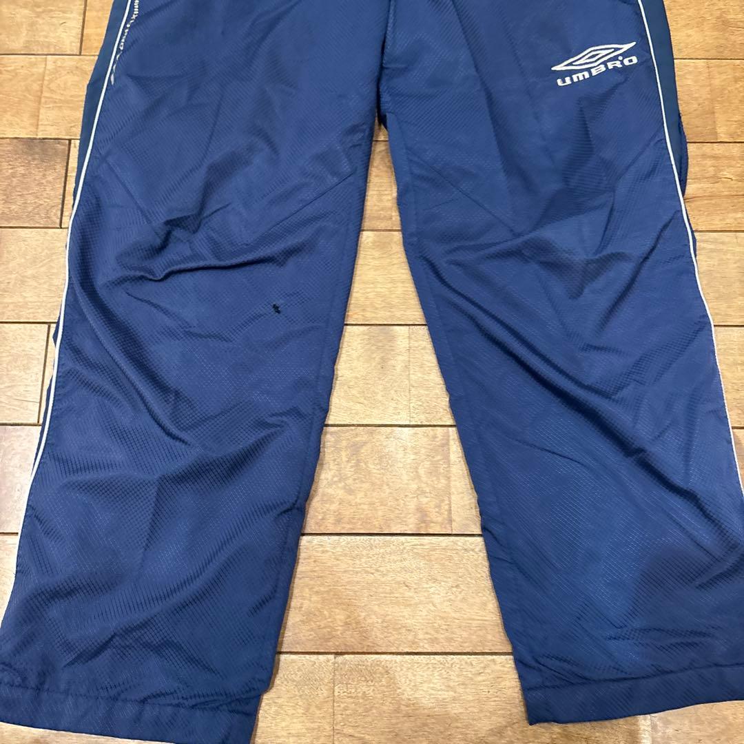 90s アンブロ ピステ上下 中綿 セットアップ 裏起毛 白タグ M