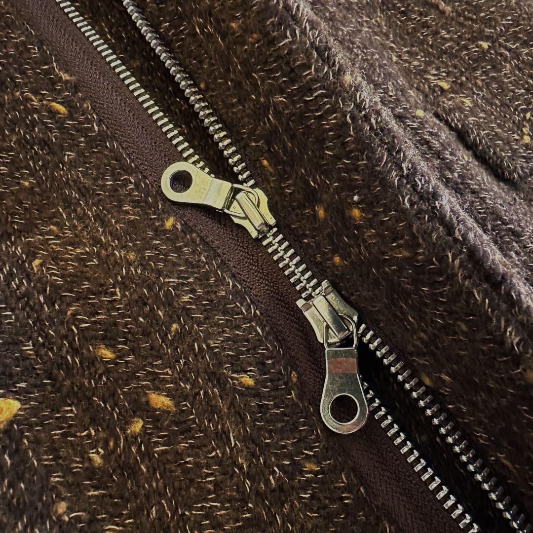 【ネップヤーン•ツイード／リネン×ウール】ギャルリーヴィー／ステンカラーコート