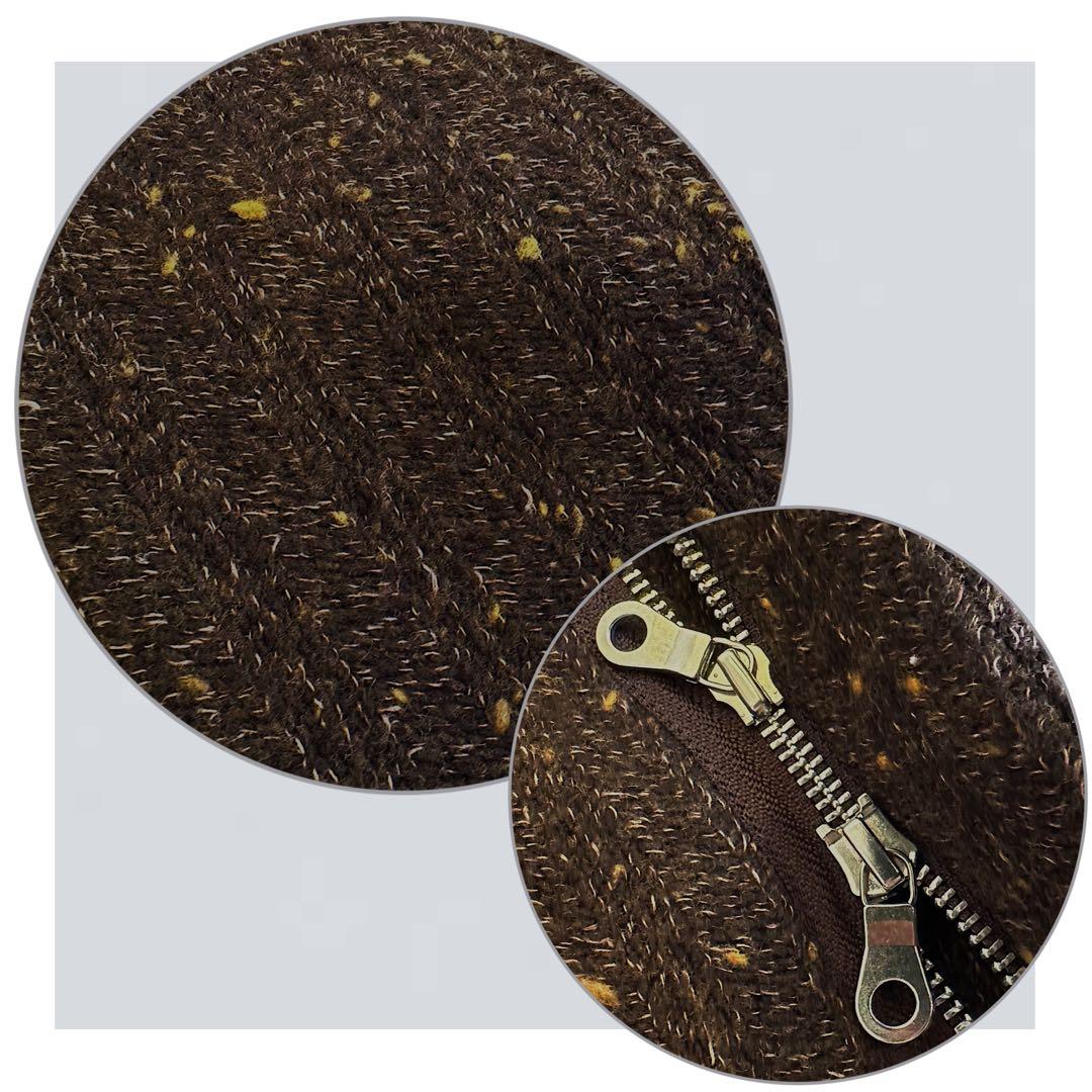 【ネップヤーン•ツイード／リネン×ウール】ギャルリーヴィー／ステンカラーコート