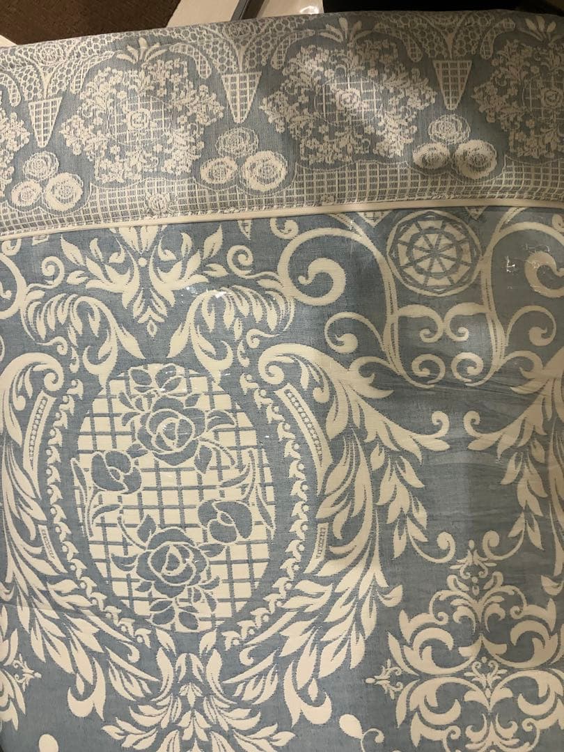 スワトウ刺しゅう協会認定 ジャガード織ラグ 190×240【新品】