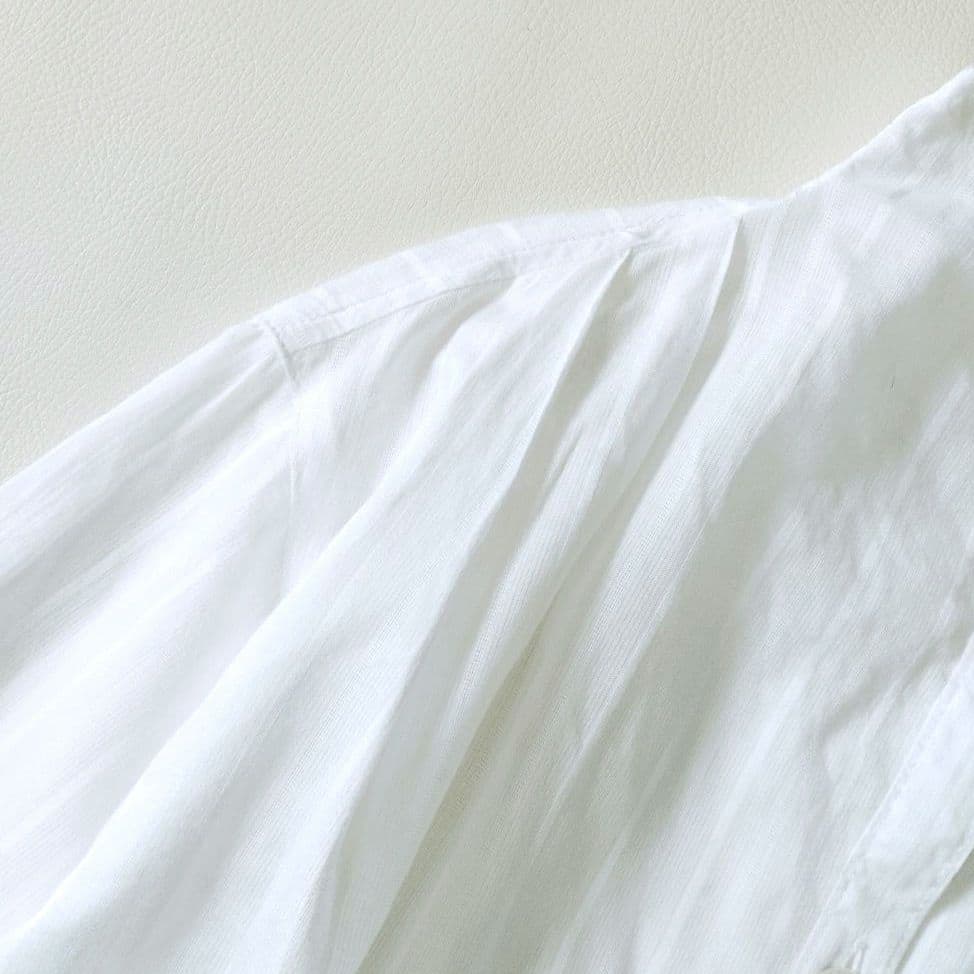 群言堂 石見銀山 登見✨上質コットン シャツ