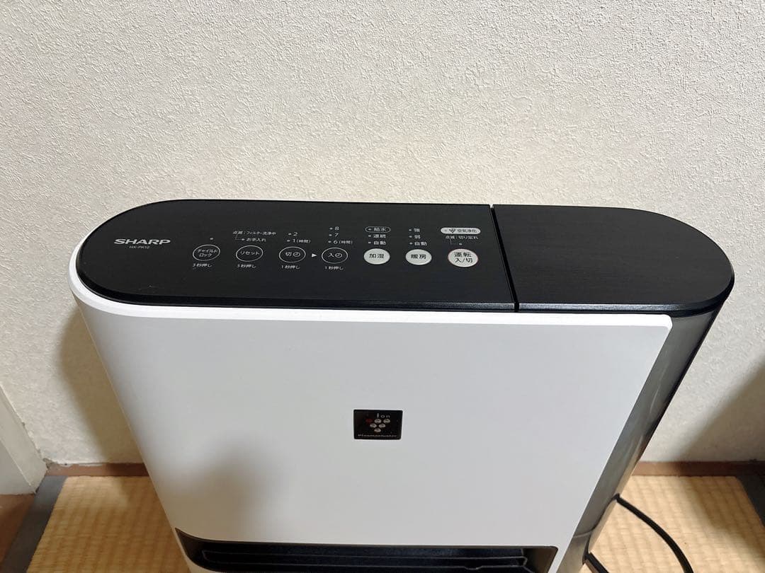 シャープ HX-PK12-W プラズマクラスター電気暖房機 加湿機能付き