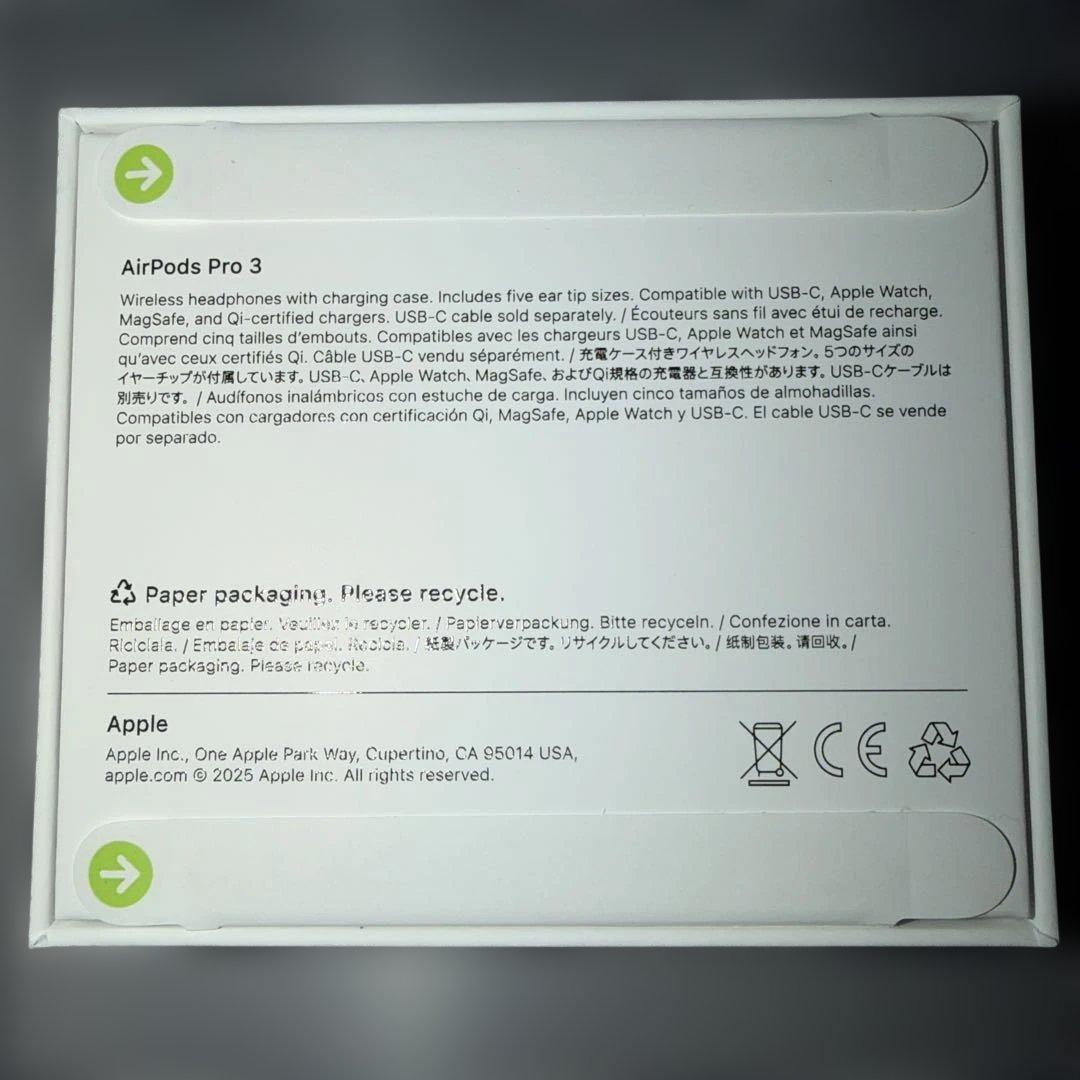 Apple AirPodsPro3 新品未使用！