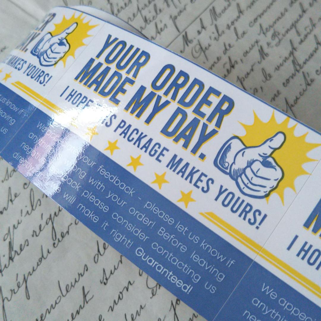 海外 ラベル ロールシール 100枚