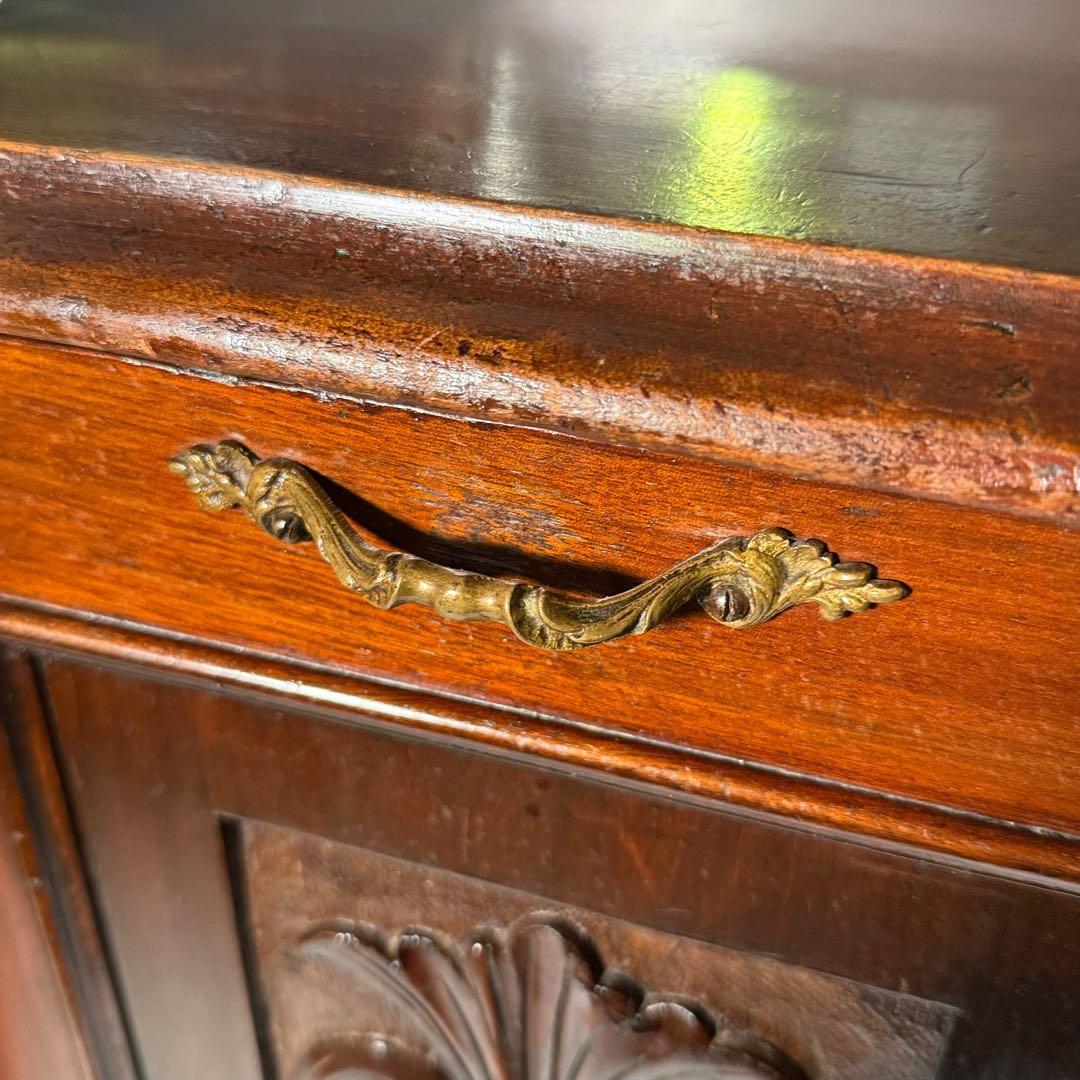 HR618 【アンティーク】英国　家具 コールボックス　ビクトリアンスタイル