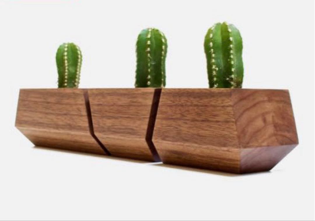花瓶・フラワースタンド Mid-Century Boxcar Succulent Planters