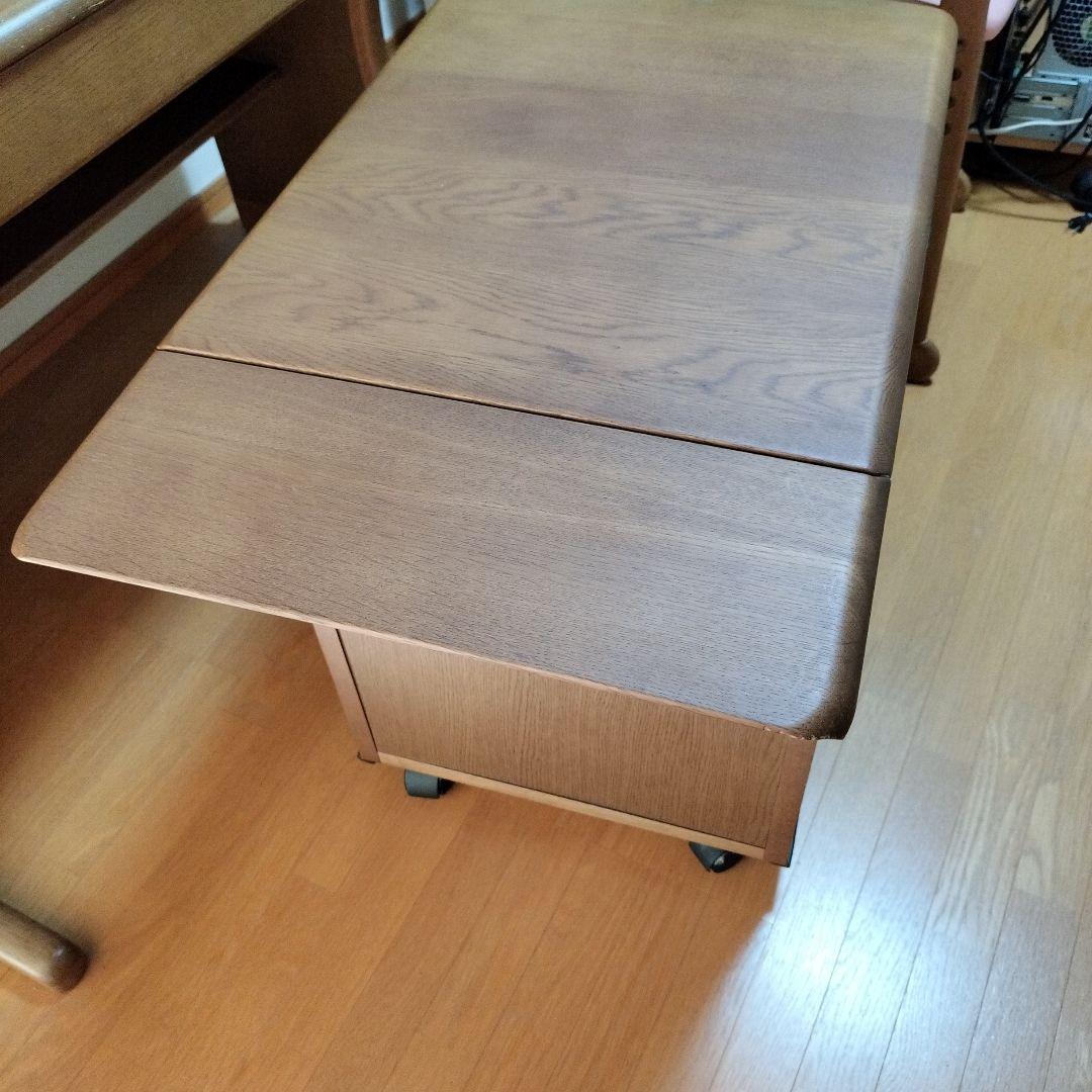 【chibikoro】カリモク学習机５点セット：引き出しワゴン
