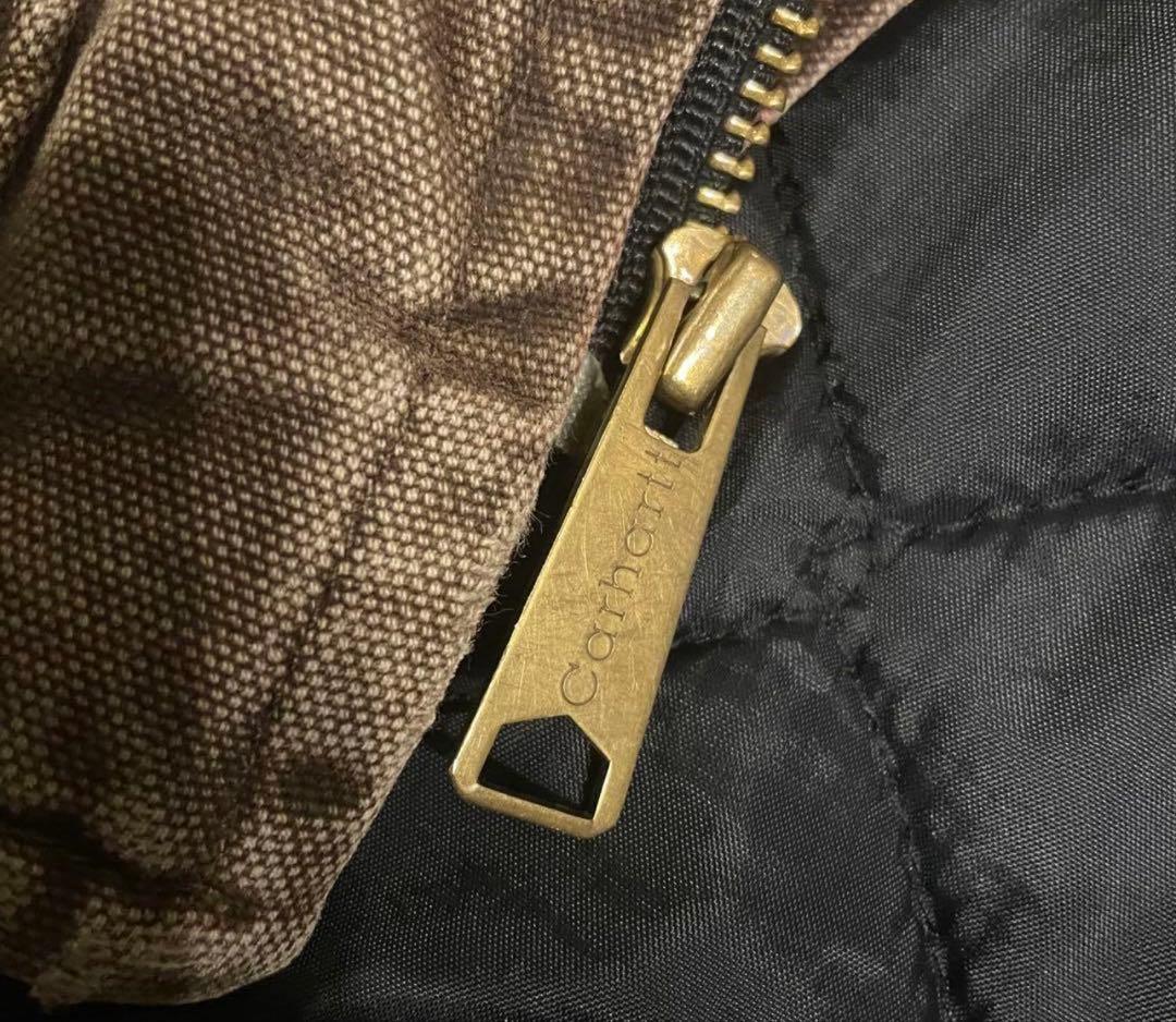 00s Carhartt カーハート ベスト USA製 ダークブラウン ダック