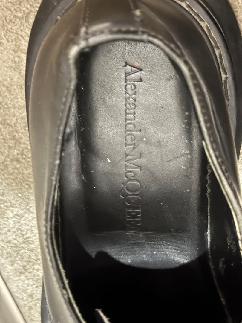アレキサンダーマックイーン00s レザーシューズ