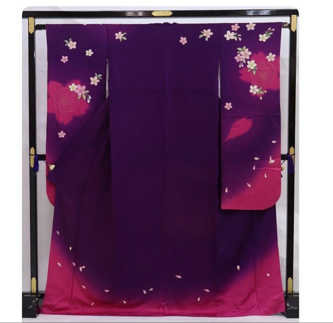 成人式　正絹振袖・襦袢・袋帯・帯揚・帯締・重衿袴・袴帯・バッグ171〜181㌢用