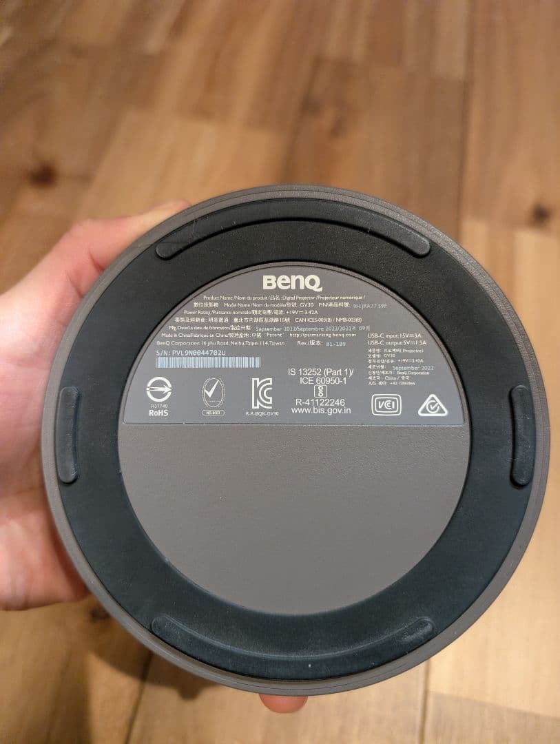 BenQ プロジェクター GV30 一式 ホワイト