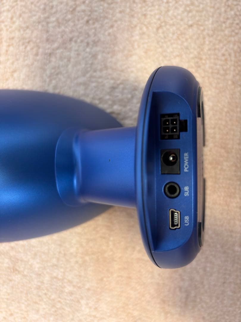 KEF ワイヤレススピーカー 青 卵型