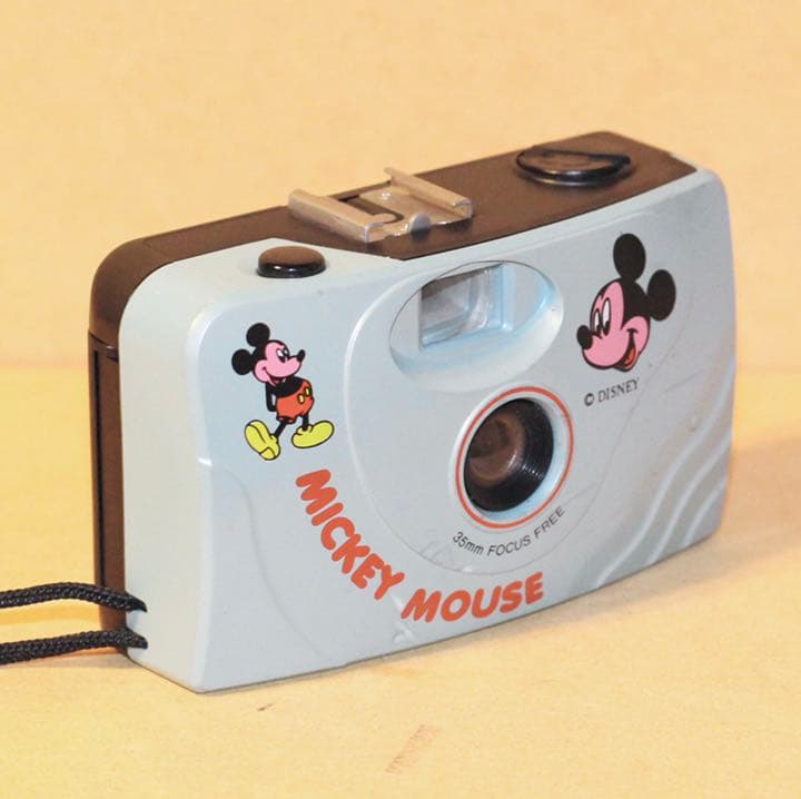 完動品　ミッキーマウス　フィルムカメラ