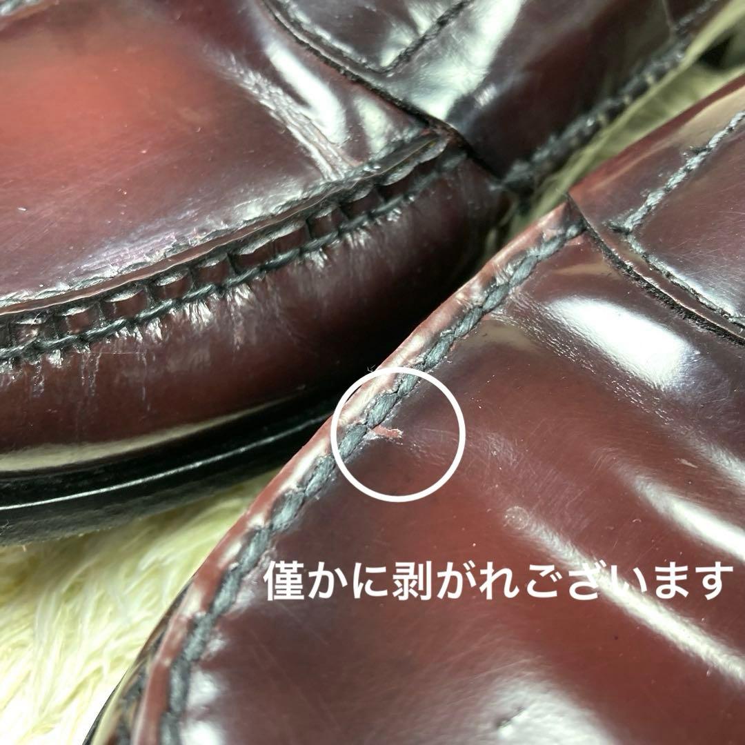 『極美品』COLE HAAN ローファー 革靴 レザー 本革 バーガンディ