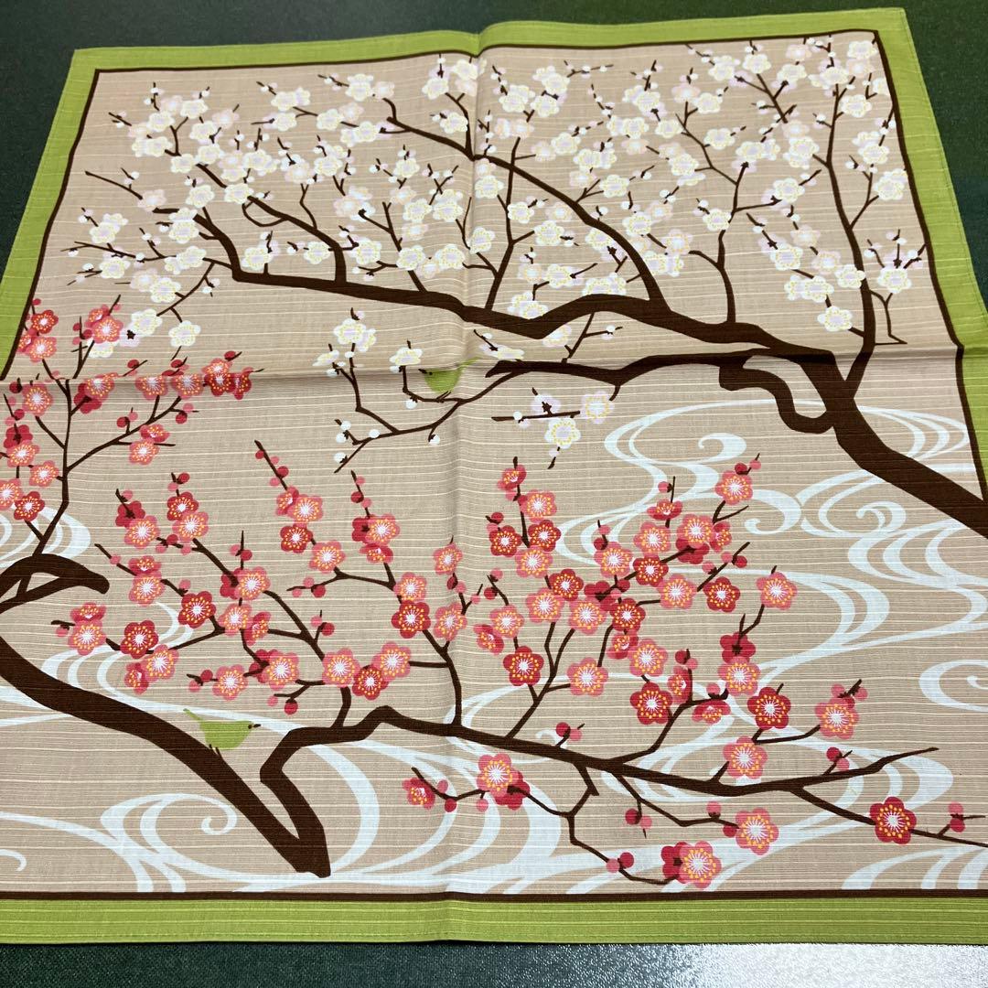 【新品未使用】風呂敷 綿小ふろしき 花景色　四季の12枚セット