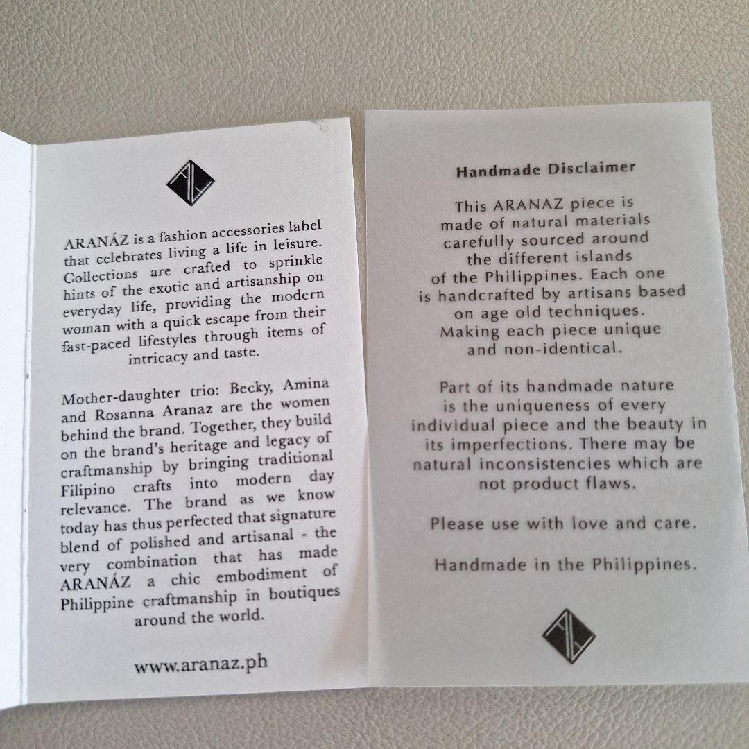 新品 ビームス かごバッグ 黒 ARANAZ