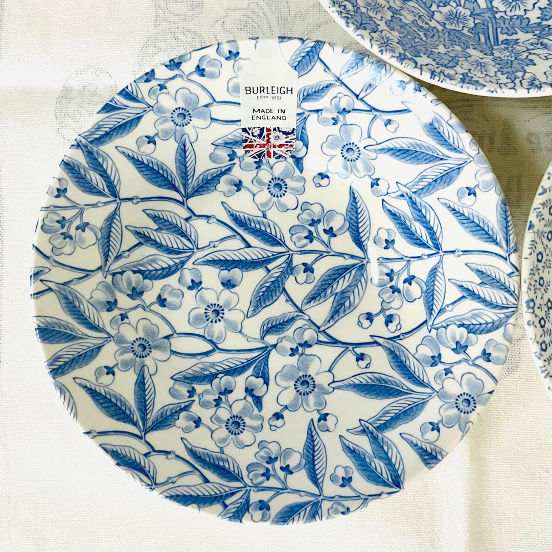 ☆Burleigh バーレイ☆新品 ブルーシリーズ シリアルボウル ３柄セット