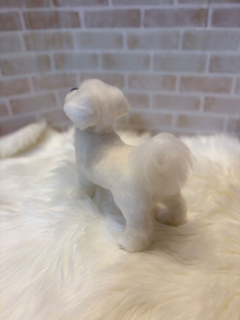 ジ*原様 羊毛フェルト　マルチーズ　momoichigo