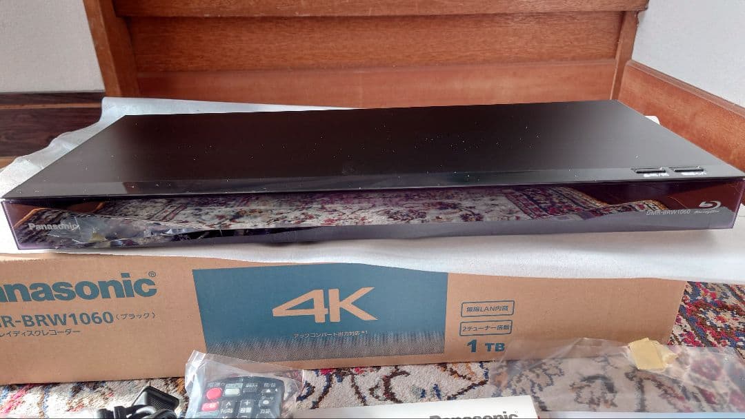 ☆Panasonic☆ DMR-BRW1060 4Kブルーレイレコーダー♪使用少