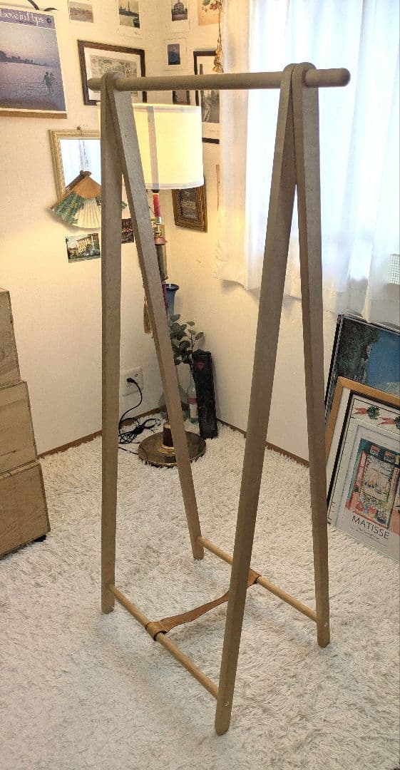 【まーる】cosine コサイン 旭川家具 折り畳み ドレスラック