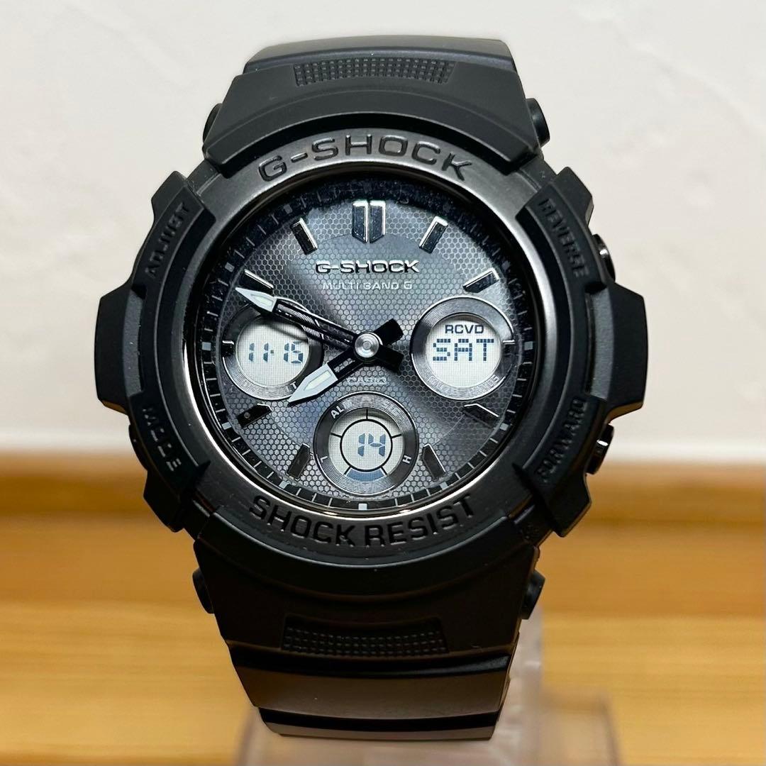 未使用級✨ G-SHOCK AWG-M100SBB 稼動品