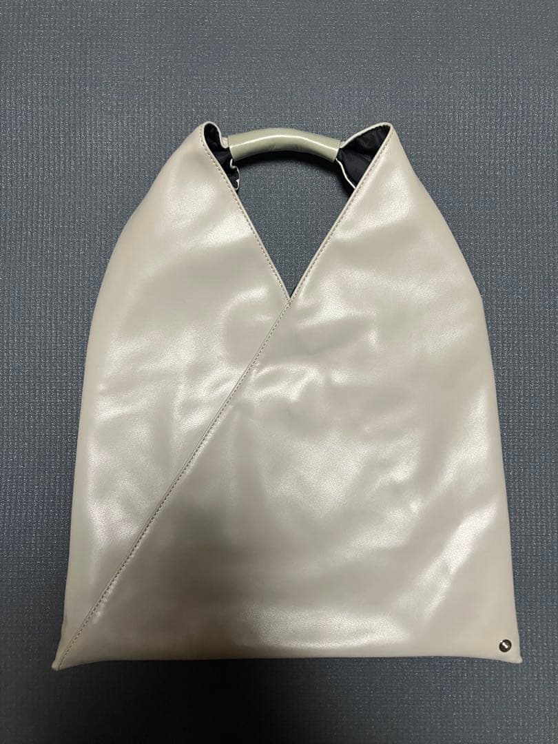 タグあり MM6 ジャパニーズバッグ クラシック スモール ライトグレー