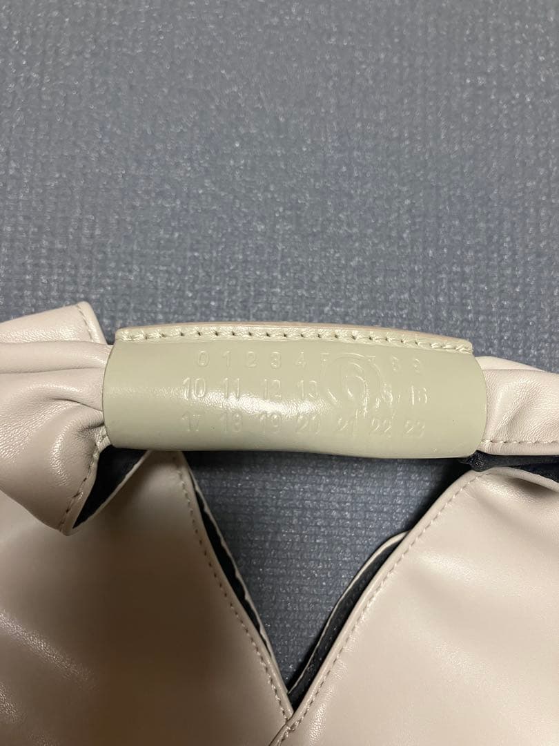 タグあり MM6 ジャパニーズバッグ クラシック スモール ライトグレー