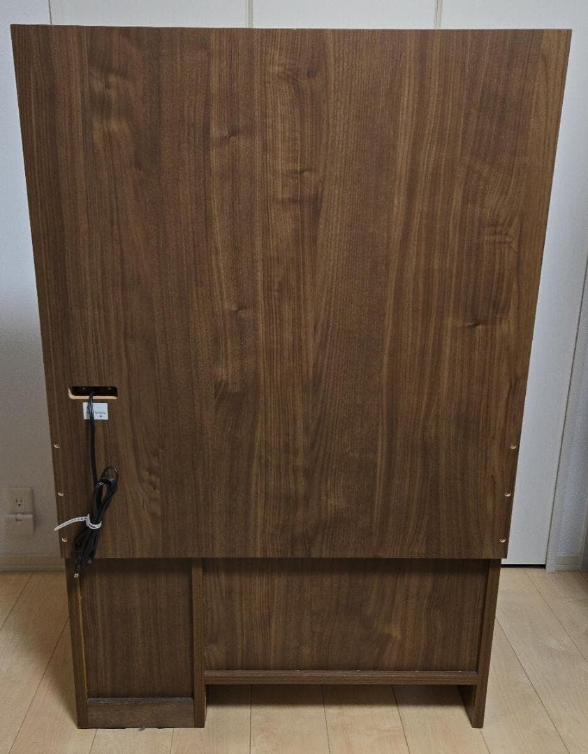 【①②同時購入】高野木工　レッチェ 80 ドレッサー ウォルナット