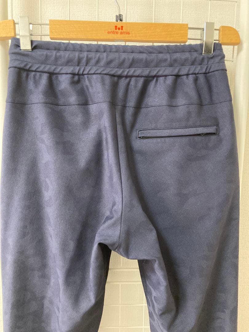 ジュンハシモト　カモフラージュ柄セットアップ　ネイビー