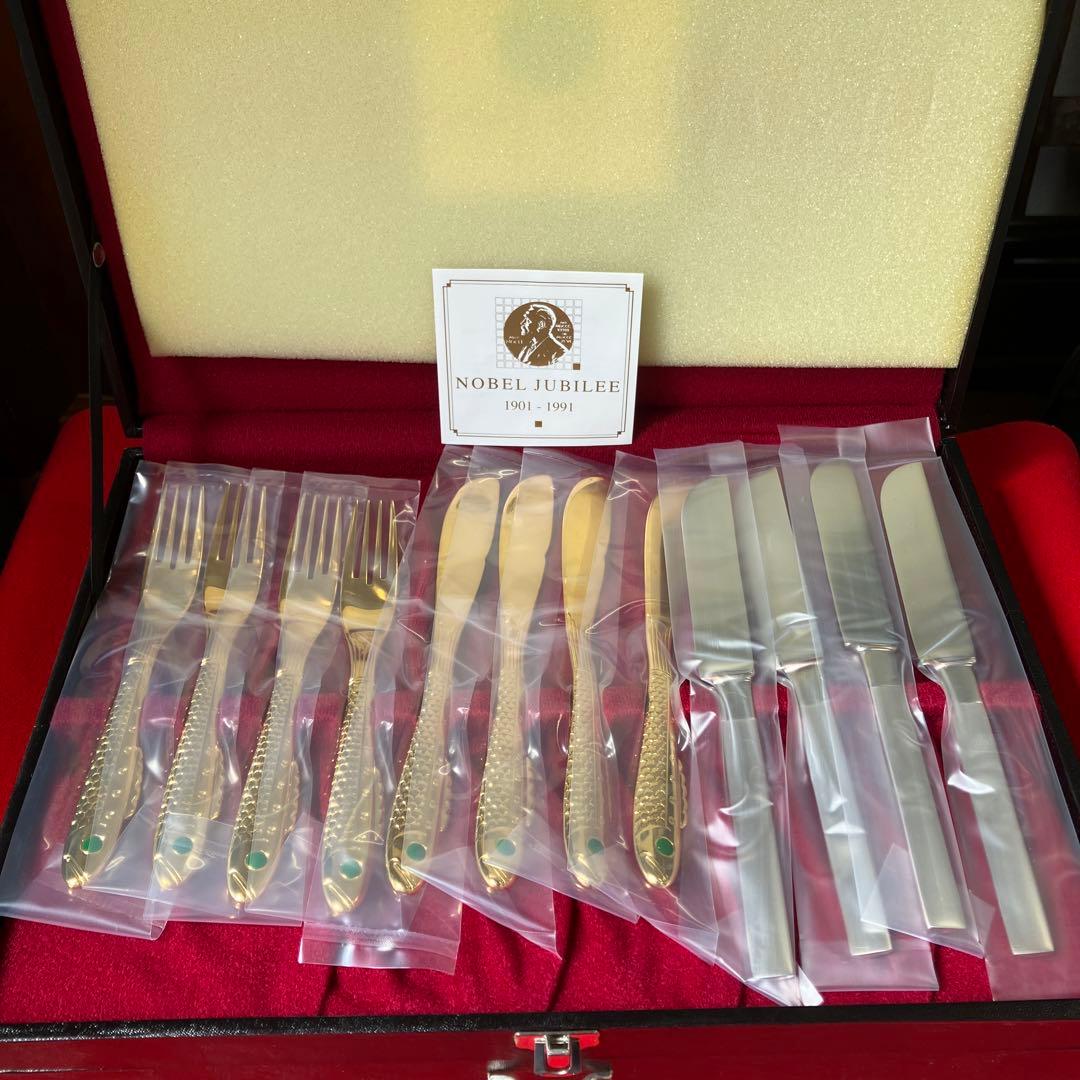 YAMACO 山崎金属　NOBEL JUBILEE カトラリーセット　20本