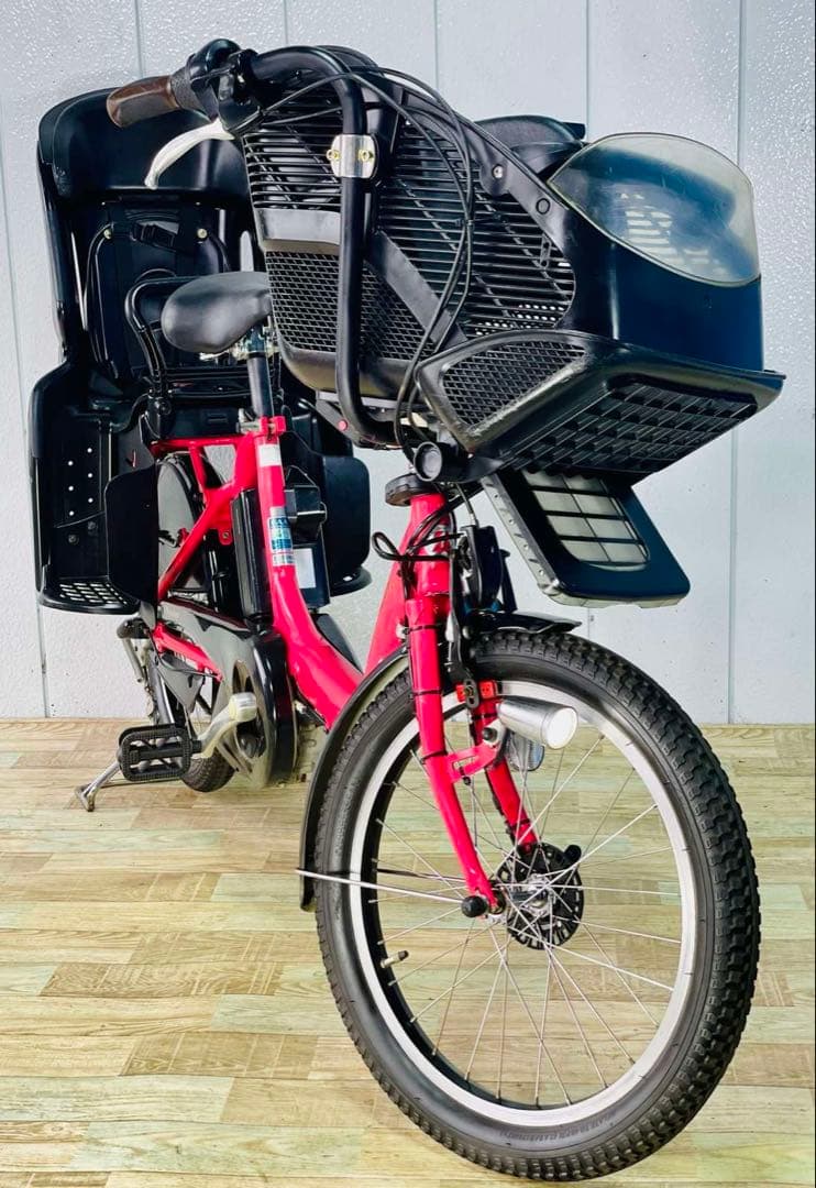 2945ブリヂストン8.7アンペア 20インチ子供乗せ電動アシスト自転車