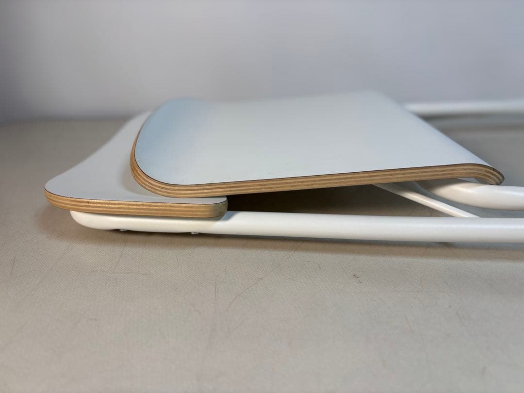 IKEA FRANKRIN パイプチェア 折りたたみカウンターチェア　2脚