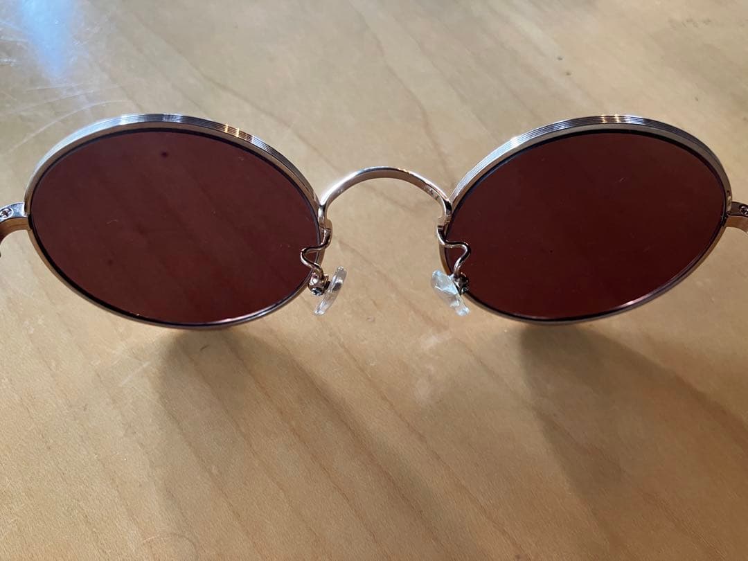 SHISHIKUI サングラス 眼鏡 ブラウン ゴールド