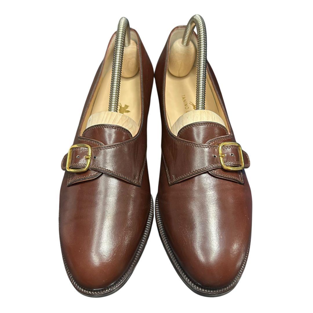 TANINO CRISCI タニノクリスチー モンクストラップ ブラウン 36