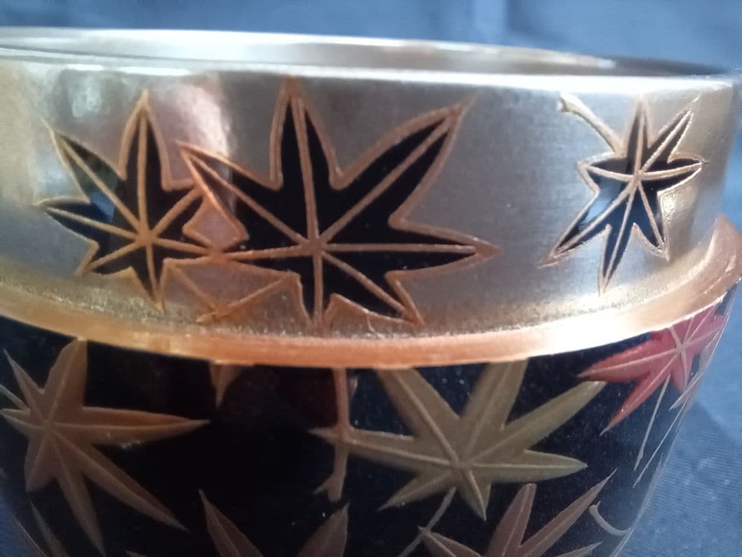 紅葉大棗　隆弘峯（岩倉隆斎）作