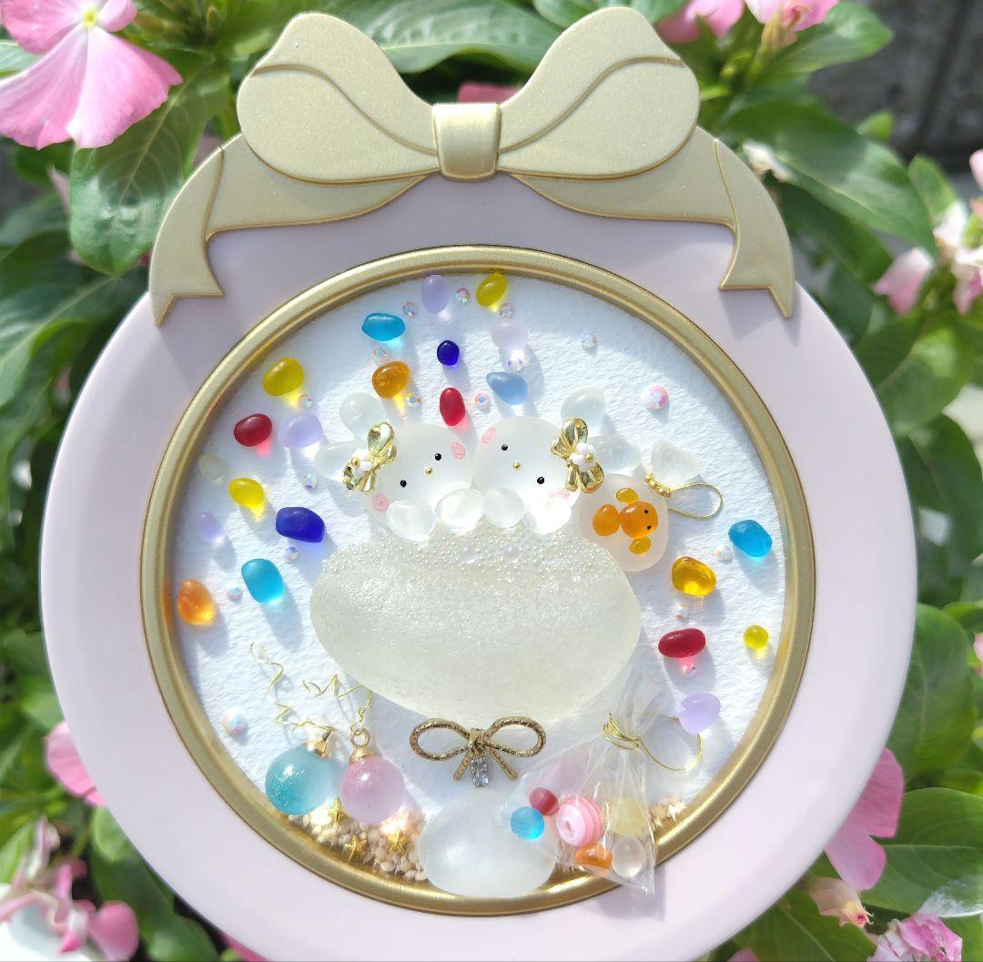 シーグラスアート『 向日葵と.。.:*♡～mini～』