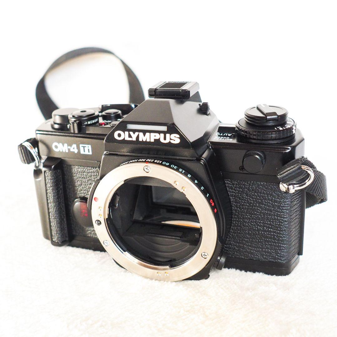 完動 オリンパス OLYMPUS OM-4 Ti 計測機 にて確認済 BLACK
