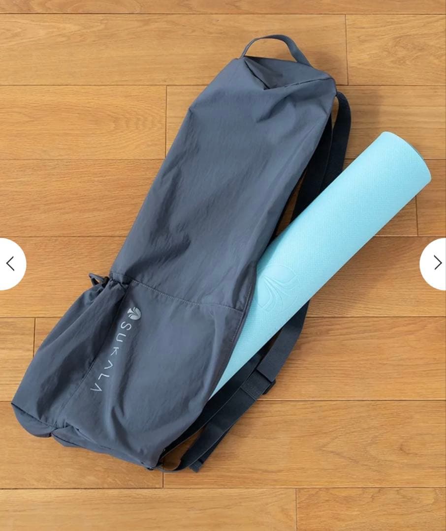 【新品・未開封】リバーシブルヨガマット 6mm& Yogi Mat Bag