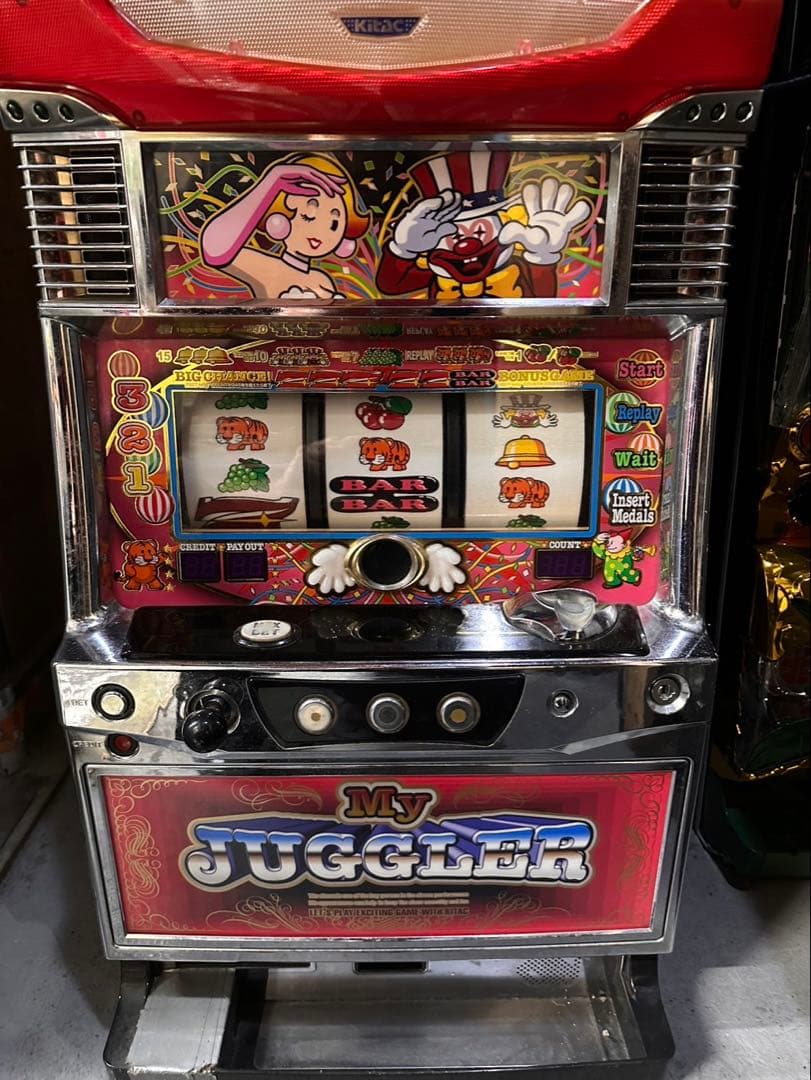 Retron！マイジャグラーⅡ スロット 実機！ 新潟県までの送料込！