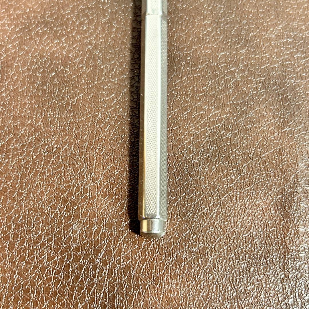 CARAN D'ACHE 万年筆 エクリドール シェブロン シルバー レトロ