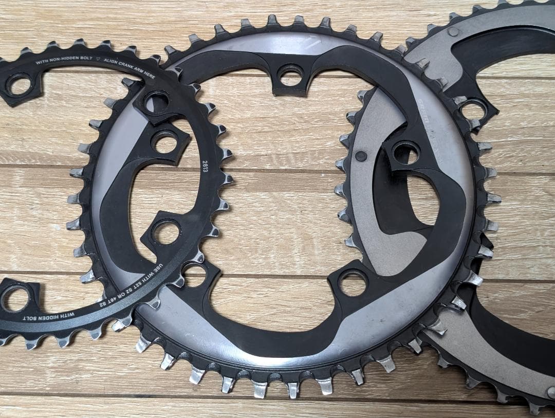 SRAM RED クランク 172.5㎜ BB2種 チェーンリング5枚