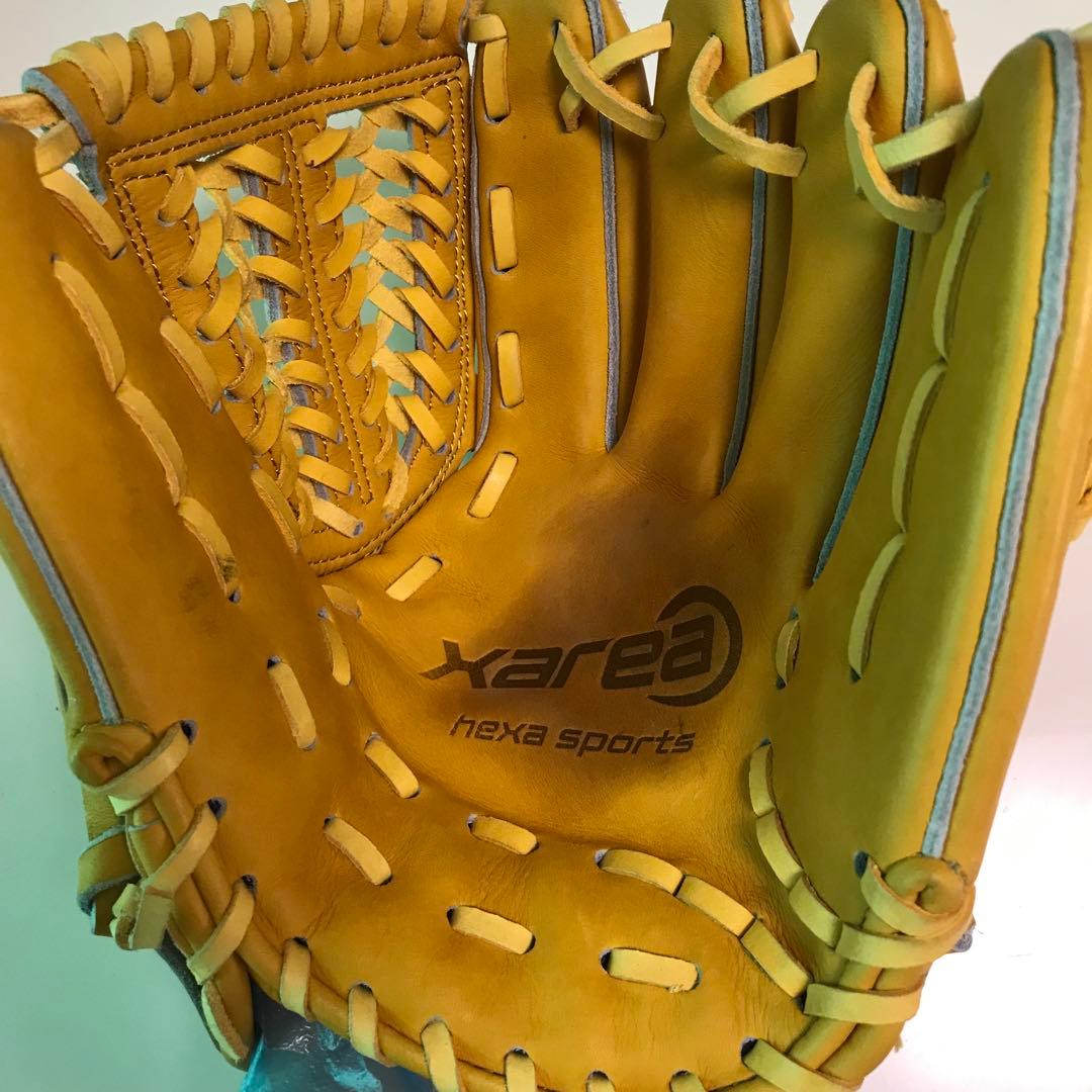 ヘキサ ヘキサスポーツ 軟式？ 野球 グローブ グラブ ◎日本製 良品 レア