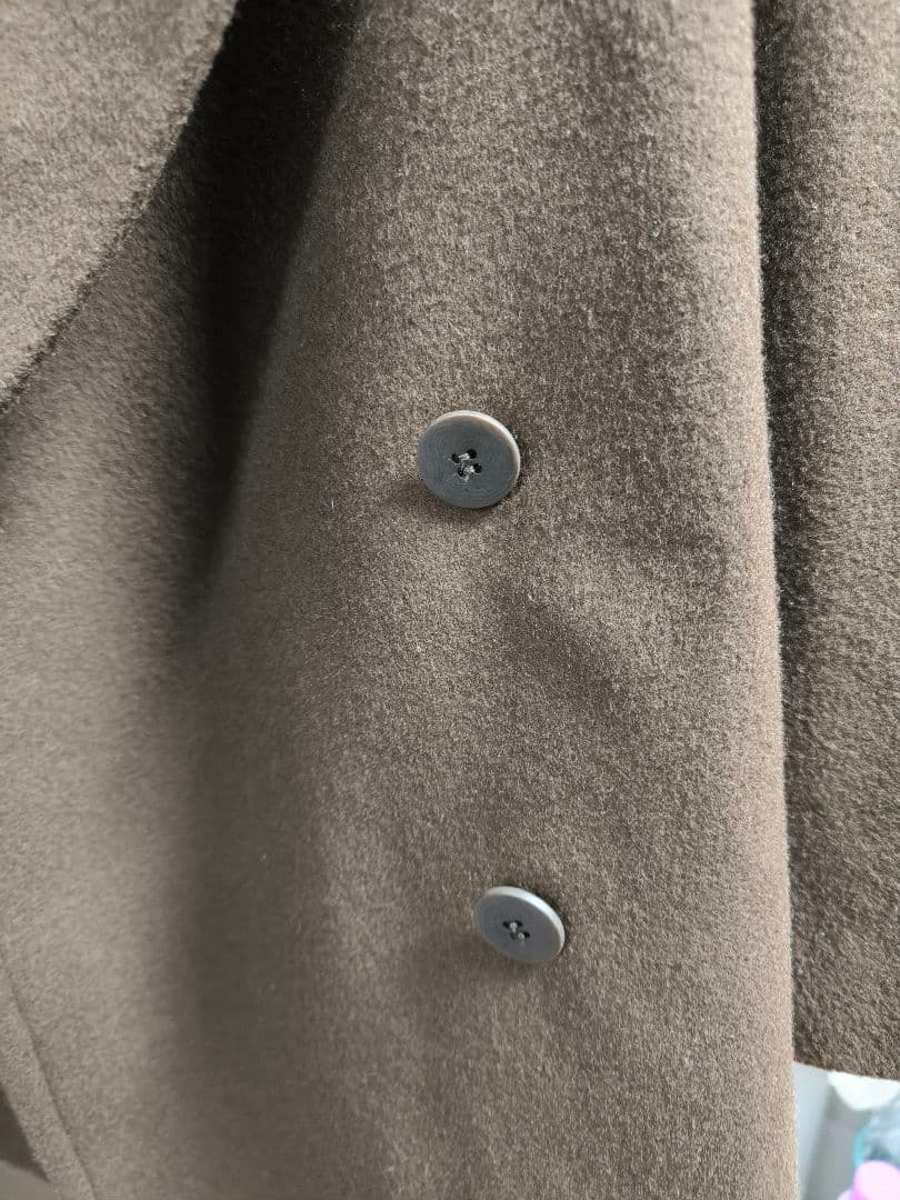 クルーレ　ビッグカラーミディコート