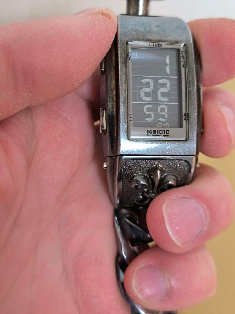 【希少】シチズン「インディペンデント」（シルバー925限定／安室奈美恵モデル）