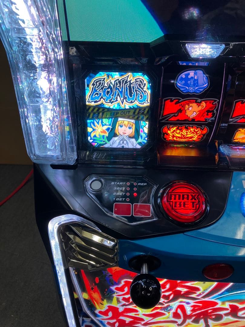 スマスロ実機 パチスロ Ｌ 炎炎ノ消防隊 簡易ユニット付⭕️送料無料⭕️