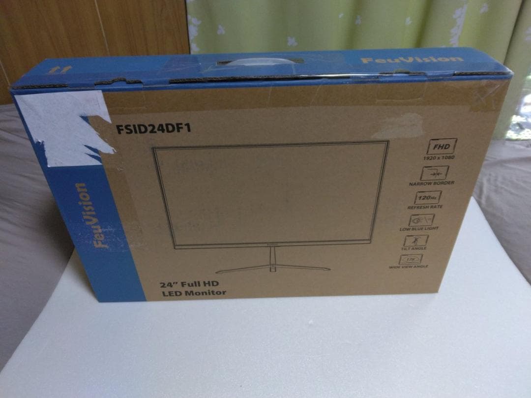 FeuVisionビジネス&ゲーミングモニター 24インチ フルHD 120Hz
