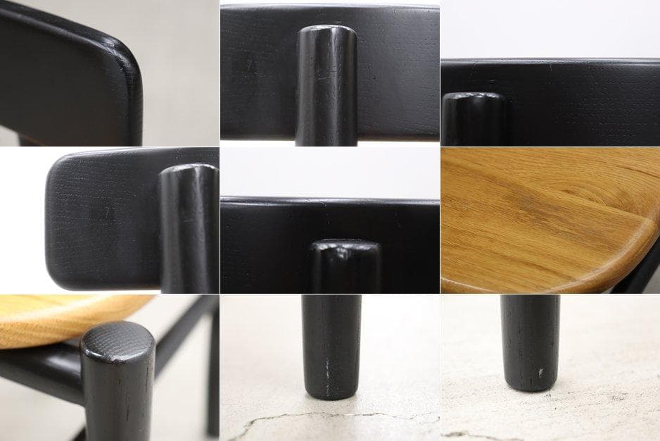 ELMOOD パオラ オーク材 ダイニングチェア ナチュラル モダン